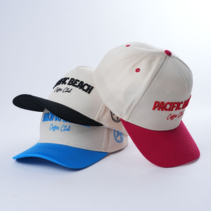 Mũ bóng chày thể thao hai màu chấ<span class=keywords><strong>t</strong></span> liệu cotton kiểu khung A, thêu logo 3D <span class=keywords><strong>t</strong></span>ùy chỉnh 5 <span class=keywords><strong>t</strong></span>ấm - Product Image 2