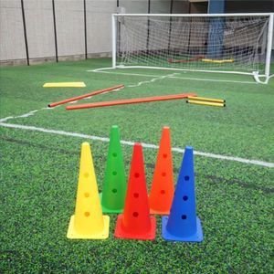Meilleur Vente en Gros de Haute Qualité Taille Personnalisée Football Agilité Entraînement Doux Écologique Marqueur Cône 9 Pouces Football Entraînement de Vitesse - Product Image 3