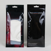 Sacs d'emballage personnalisés pour câble USB Sacs à fermeture éclair pour câble chargeur USB au design classique avec trou de suspension et sac à fermeture éclair pour fenêtre