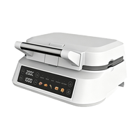 Machine à gaufres verticale professionnelle avec écran couleur et fonctionnement intelligent, plaques amovibles