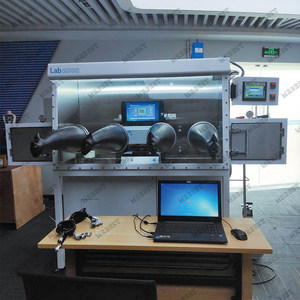 Phòng thí nghiệm thiết bị chân không Hộp Găng Tay phòng thí nghiệm thép không gỉ chân không hoạt động Hộp Găng Tay với hệ thống lọc khí - Product Image 3