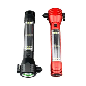 Notfall-Werkzeugsatz mit Led-Taschenlampe 10-in-1 Multi-Funktions-Autotool LED Notfall-Sicherheitshammer
