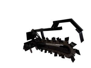 Scavatrice a Catena Idraulica, Macchina Scavatrice per Cavi, Mini Caricatore Skid Steer per Posa di Tubi e Condutture, Scavatrice in Vendita - Product Image 2