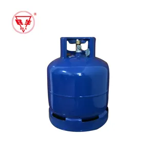 Bouteilles de gaz rechargeables 3kg 5kg réservoirs de gaz 7kg 9kg 15kg 19kg 48kg réservoirs gpl bouteilles de cuisson au gaz pour le Zimbabwe