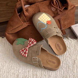 נעלי בית קשת xixitao לנשים סגורות-הבוהן מגלשות חיצוני ללא החלקה על נעלי בית עם תמיכת קשת - Product Image 2