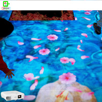 Projecteur 3D interactif de cartographie des médias Projecteur vidéo graphique holographique AR immersif 360