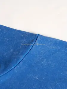 OEM personalizado Impresión digital serigrafía lavado de gran tamaño de algodón pesado Terry Fabric 500GSM sudaderas con capucha - Product Image 3