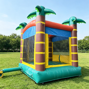 NB-BC119 Château gonflable tropical en forme de palmier pour enfants, idéal pour les fêtes en plein air, utilisation commerciale - Product Image 4
