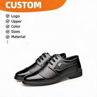 Mocassins de luxe pour hommes avec logo personnalisé, en PU artificiel, durables, imperméables, faciles à nettoyer, semelle en caoutchouc confortable, antidérapante, chaussures de bureau