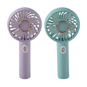 พัดลมมือถือแบบพกพาแบตเตอรี่แบบชาร์จไฟได้ 5W DC มอเตอร์พับได้สำหรับใช้ในร่มกลางแจ้งหอพักนักเรียนการศึกษา - Product Image 2