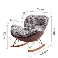 Modernes Wohnzimmer faul Sofa Stuhl Set einfachen Stil günstigen Preis Schaukel Einzels ofa Stühle Relciner für Erwachsene