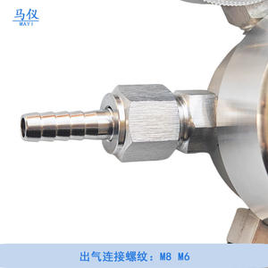 Suministro Directo de Fábrica, Reductores de Presión de Doble Manómetro de Acero Inoxidable 316, Válvulas Reductoras de Presión de Amoníaco YQA-441/YQA-401 - Product Image 3