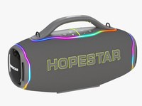 Speaker Nirkabel BT HOPESTAR A90 700W Tahan Air IPX6 8 Speaker Diafragma Bergetar Outdoor BT USB TF CARD TWS FM RGB LED