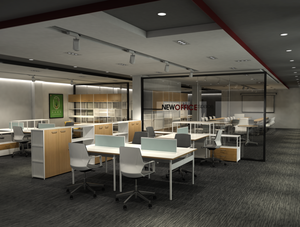 Silla de Oficina de Malla Moderna, Diseño Simple y Atractivo, Silla de Estudio y Entrenamiento de Tela - Product Image 5