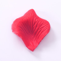 DaringFish Vente en gros de tissu satiné rouge en plastique de haute qualité pour mariage, durable, léger, pour usage intérieur, 100 pièces