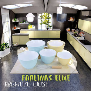 Exportaciones Globales: Tazón de Plástico Desechable Ecológico con Asa, Acanalado y Pulido, para Mezclar Ensaladas y Verduras, Estilo Moderno, 300g - Product Image 3