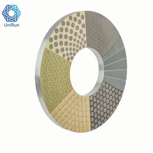 Disco di levigatura per superficie a doppio lato vetrificato/resina/metallo incollato diamante e disco di macinazione CBN per cuscinetti