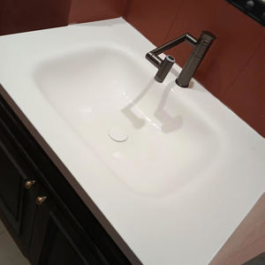 Lavabo en acrylique artificiel <span class=keywords><strong>de</strong></span> qualité supérieure avec meuble, prix réduit - Product Image 6
