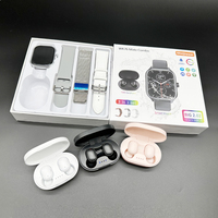 Jam Tangan Pintar WK76 Hot Smart Watch 4 in 1 Earbuds Seri 9 Watch Reloj W26 Pro Max Tws Earphone Smartwatch 2 in 1 T55 Pro Max