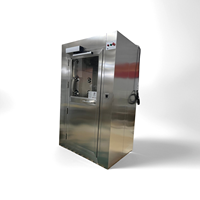 Cabine de douche à air automatique avec machine de nettoyage des semelles