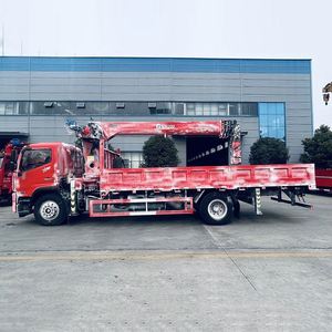 Grue de camion Dongfeng à châssis hydraulique complet, 8 tonnes, flèche télescopique droite à 5 sections - Product Image 2