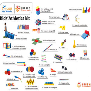 Primary Junior Track Field Athletics Kit Conjunto completo de deportes escolares Equipo de entrenamiento interior/exterior para niños - Product Image 6