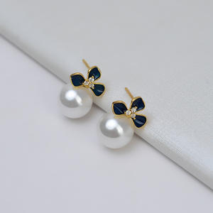 Ensemble d'accessoires en argent S925 avec une seule perle 5521, boucle d'oreille 9-10, chaîne à manchette 10-11, porte-perle, composants et accessoires de bijouterie - Product Image 4