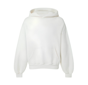Sweat à capuche surdimensionné personnalisé, sweat à capuche lourd 400 g/m², sweat à capuche avec impression en relief pour les labels de streetwear américains - Product Image 1