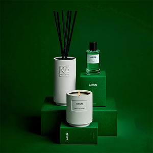 Aikun Unique Ceramic Design Bottle Custom <b>Aroma</b> 200ML Luxury Reed <b>Diffuser</b> Long Lasting Fragrance Fresh Scent Eco-Friendly - Product Image 4
