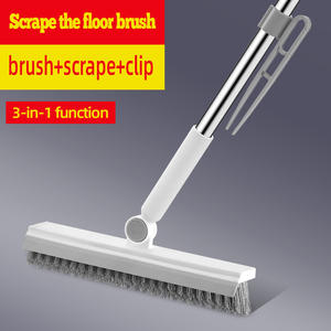 2024 Multifuncional Piso limpeza empurrar vassoura com punho longo do <span class=keywords><strong>metal</strong></span> <span class=keywords><strong>Scrub</strong></span> Escova para Limpeza Banheiro Cozinha Floor escova - Product Image 4