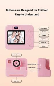 Jumon Appareil photo à impression instantanée pour enfants avec imprimante thermique Appareil photo numérique pour enfants Cadeau d'anniversaire pour garçon Appareil photo pour enfants - Product Image 4