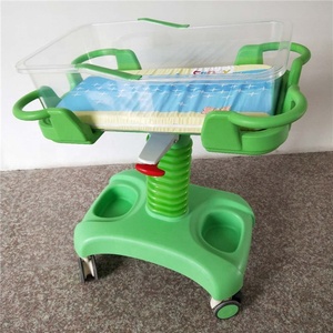 Baby Bed Newborn Bed Abs Two Cranks Tilting Adjustable Hospital Baby Bassinet Bed <strong>Crib</strong> - Product Image 6