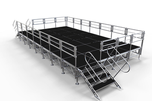 Servicio de Diseño Gratuito Según Planos, Escenario Exterior Grande de Estilo Moderno y Elegante para Eventos en Interiores - Product Image 3