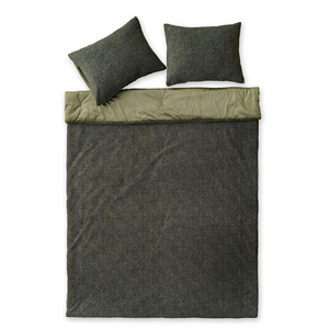 Factory Supply 330GSM Melange <strong>Teddy</strong> <strong>Fleece</strong> Front Microfiber Reverse Reversible Comforter Set Super Soft Custom Size <strong>Bedding</strong> - Product Image 6