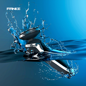 Rasoir électrique rotatif pour hommes professionnel humide et sec personnalisé en usine Fanke FK-8602 rasoir électrique étanche portable - Product Image 5