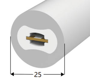 <span class=keywords><strong>Led</strong></span> Neon-schlauch 360 ° 25mm 360 grado digitale Neon Flex tondo <span class=keywords><strong>flessibile</strong></span> <span class=keywords><strong>Led</strong></span> corda Neon <span class=keywords><strong>tubo</strong></span> di Silicone - Product Image 6