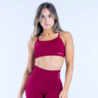 Soutien-gorge de sport sans dos Defy Amic en couleur Berry