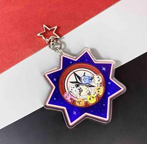 Productos de Moda, Llaveros Rectangulares con Alfabeto y Corazón, Impresión Digital a Color Personalizada, Precio al por Mayor, Llaveros Metálicos - Product Image 2