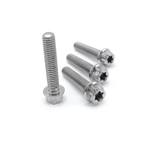 Grado 8 titanio esagonale Torx flangia bullone M10 M5 10mm M8 M8 M6 M7 M8 bulloni vite moto titanio flangiato bullone <span class=keywords><strong>M16</strong></span> - Product Image 6