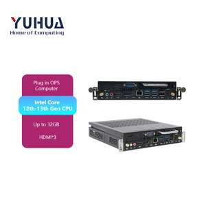 YUHUA 12ª Generación OPS Mini PC DDR4 64GB 3 * HDMI 8K Pantalla Computadora integrada para pizarra blanca industrial Nueva versión I5 I7 OPS - Product Image 1