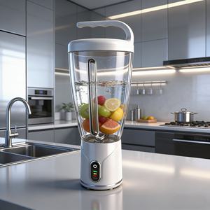 Mixeur sans fil 1000 ml sans BPA 150W, mixeur portable USB à faible bruit, anti-fuite, mode turbo, pour hôtel et extérieur - Product Image 2