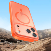 Étui pour iPhone 18 Pro Max en PC mat, coque de téléphone portable magnétique robuste pour iPhone 18 Pro 17, emballage personnalisé avec logo LM061