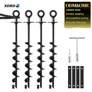 <span class=keywords><strong>Kit</strong></span> <span class=keywords><strong>d</strong></span>'<span class=keywords><strong>ancrage</strong></span> robuste pour trampoline, pivotant à 360°, en métal, pour trampolines, tentes de camping et balançoires - Product Image 1