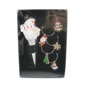 2025 Custom Business <b>Gift</b> <b>Set</b> Holidays Logo Wine Bottle Corker PVC Material Silk Screen Printed Personalized Promotional New - Product Image 3