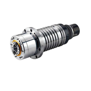 Husillo de torno A2-6 de 200 mm y 4000 rpm con transmisión por correa, con rodamientos BT30/BT40 y orificio pasante para motor, para máquinas de torneado - Product Image 6