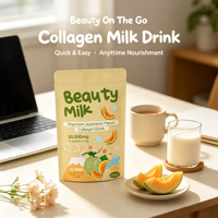 Astaxanthine Beauty Glow Milk Powder Drink Mix 18g 10 Sachets Saveur Melon Formule Alimentaire