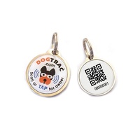 Anpassbare RFID-Tier identifikation Epoxy-Tag Programmier bare NFC-Zugangs kontroll karte für Hunde mit QR-Code-Tag
