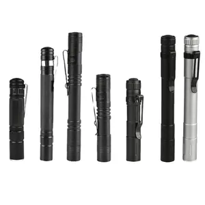 Pen Shaped BRIGHT Mini y tế dẫn ánh sáng clip trên Đèn Pin Đèn Lồng cho cắm trại đi bộ đường dài