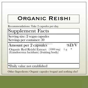 Private Label Superfood <span class=keywords><strong>Reishi</strong></span> fungo estratto di caffè capsula Spore Ganoderma Lucidum organico <span class=keywords><strong>Reishi</strong></span> erbe integratore - Product Image 5