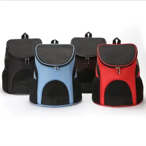 Anhui 376 Fabricante direto pet bag sair saco portátil gato e cão mochila dobrável pet peito mochila para pet